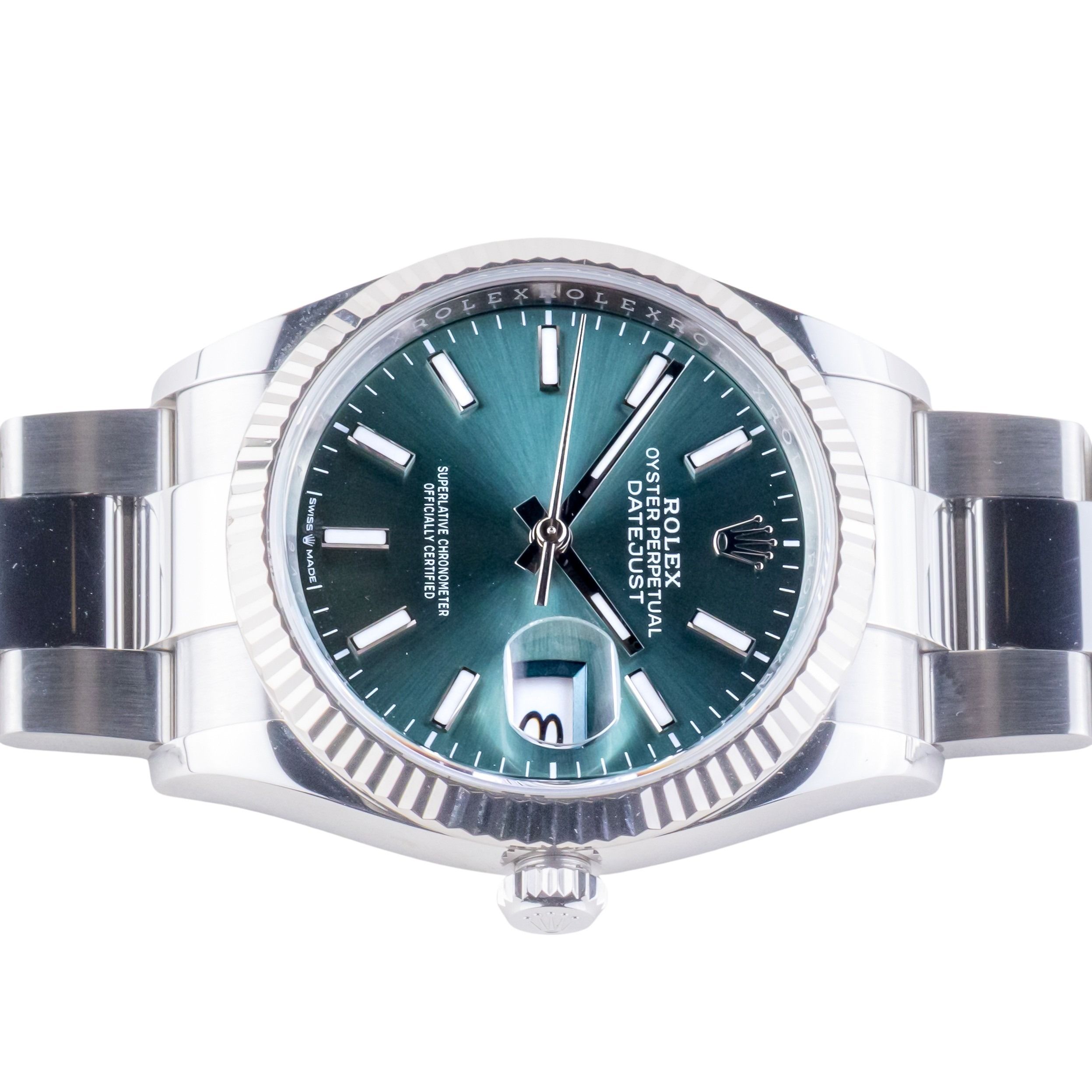 Rolex Datejust Mint Green 126234 2024 (Full Set) 6 2E0B2498 1CG 3M