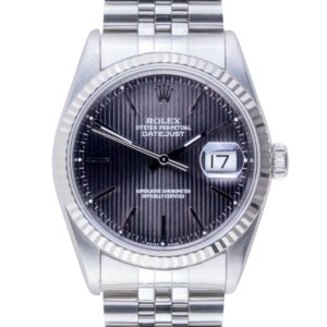 Rolex Oyster Perpetual Datejust Grey Tapestry 16234 1995 (Volledige Set) 10 rolex-datejust-16234-162