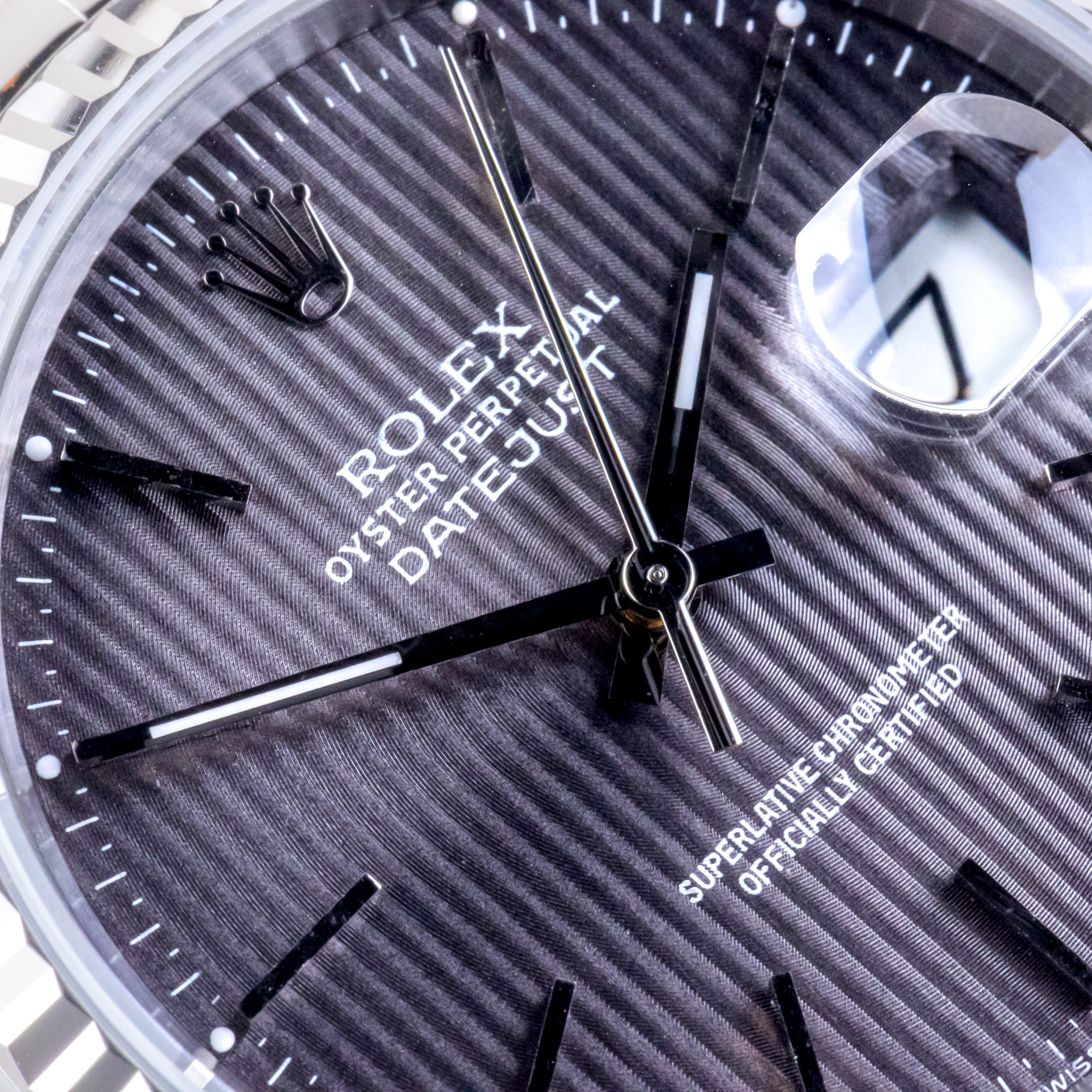 Rolex Oyster Perpetual Datejust Grey Tapestry 16234 1995 (Volledige Set) 2 rolex-datejust-16234-162