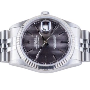 Rolex Oyster Perpetual Datejust Grey Tapestry 16234 1995 (Volledige Set) 13 rolex-datejust-16234-162