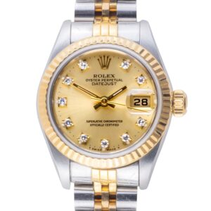 Rolex Lady-Datejust Champagne Diamond 69173 1990 (Vollständiger Satz) 10 rolex-lady-datejust-69173-141