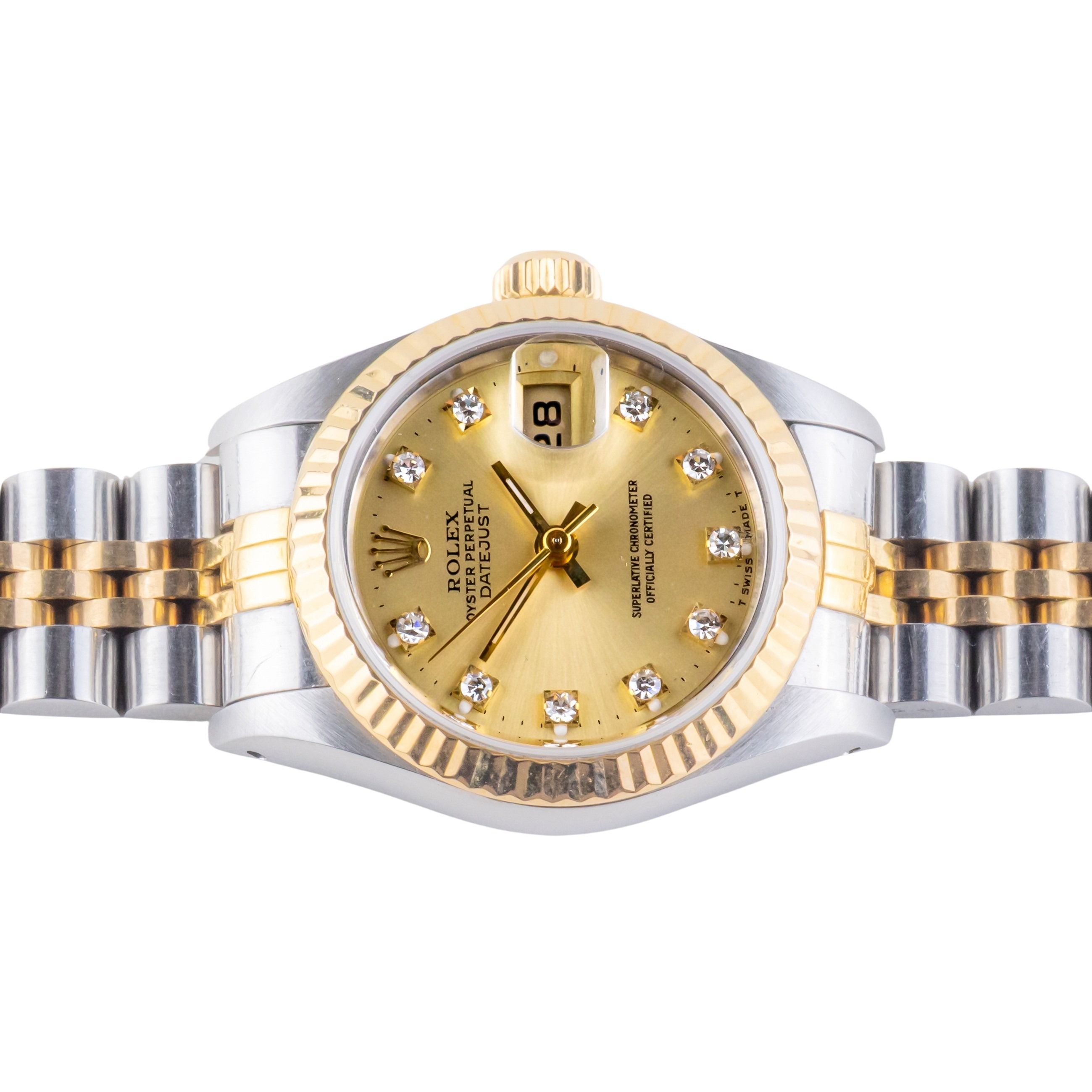 Rolex Lady-Datejust Champagne Diamond 69173 1990 (Vollständiger Satz) 6 rolex-lady-datejust-69173-141