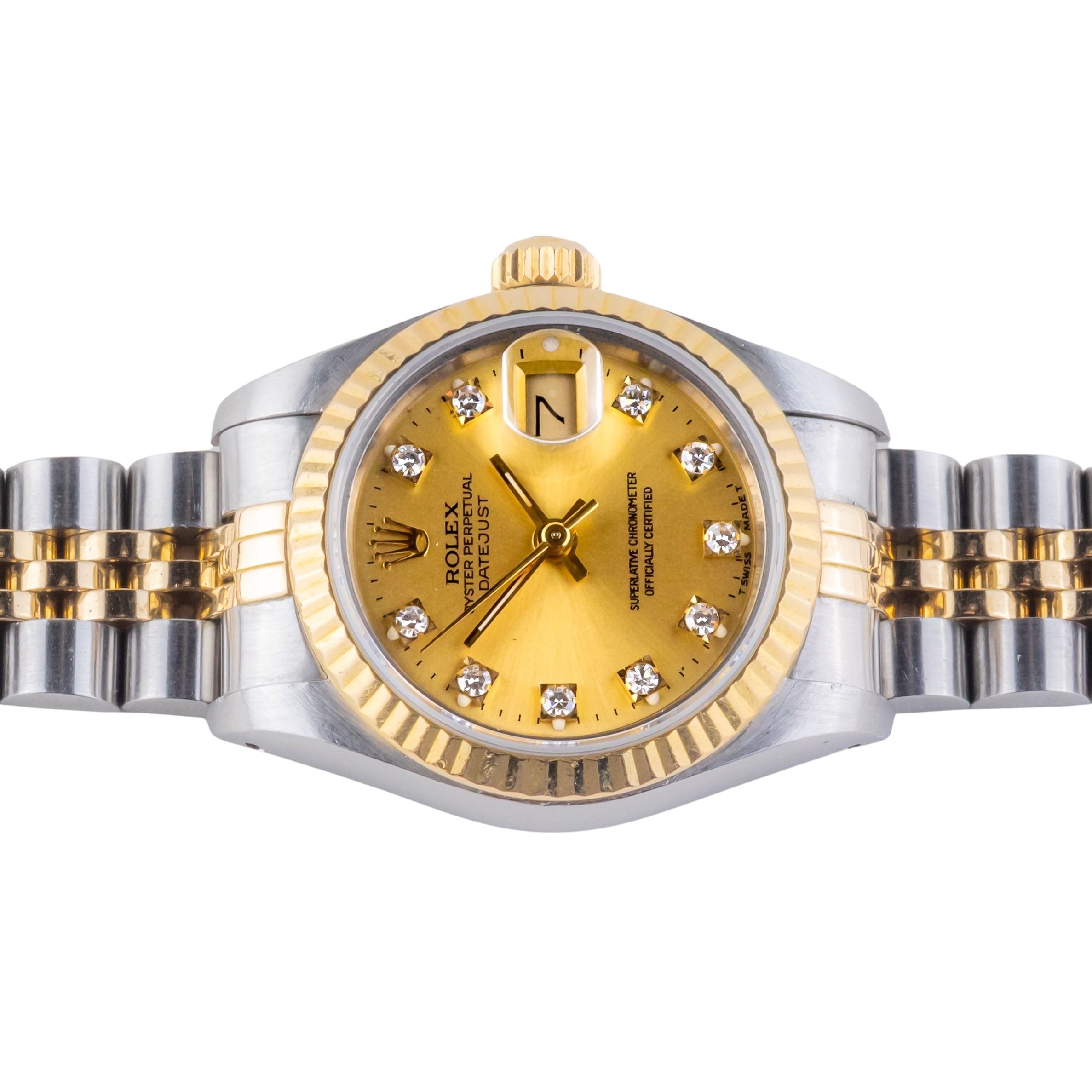 Rolex Lady-Datejust Champagne Diamond 69173 1990 (Vollständiger Satz) 6 rolex-lady-datejust-69173-143