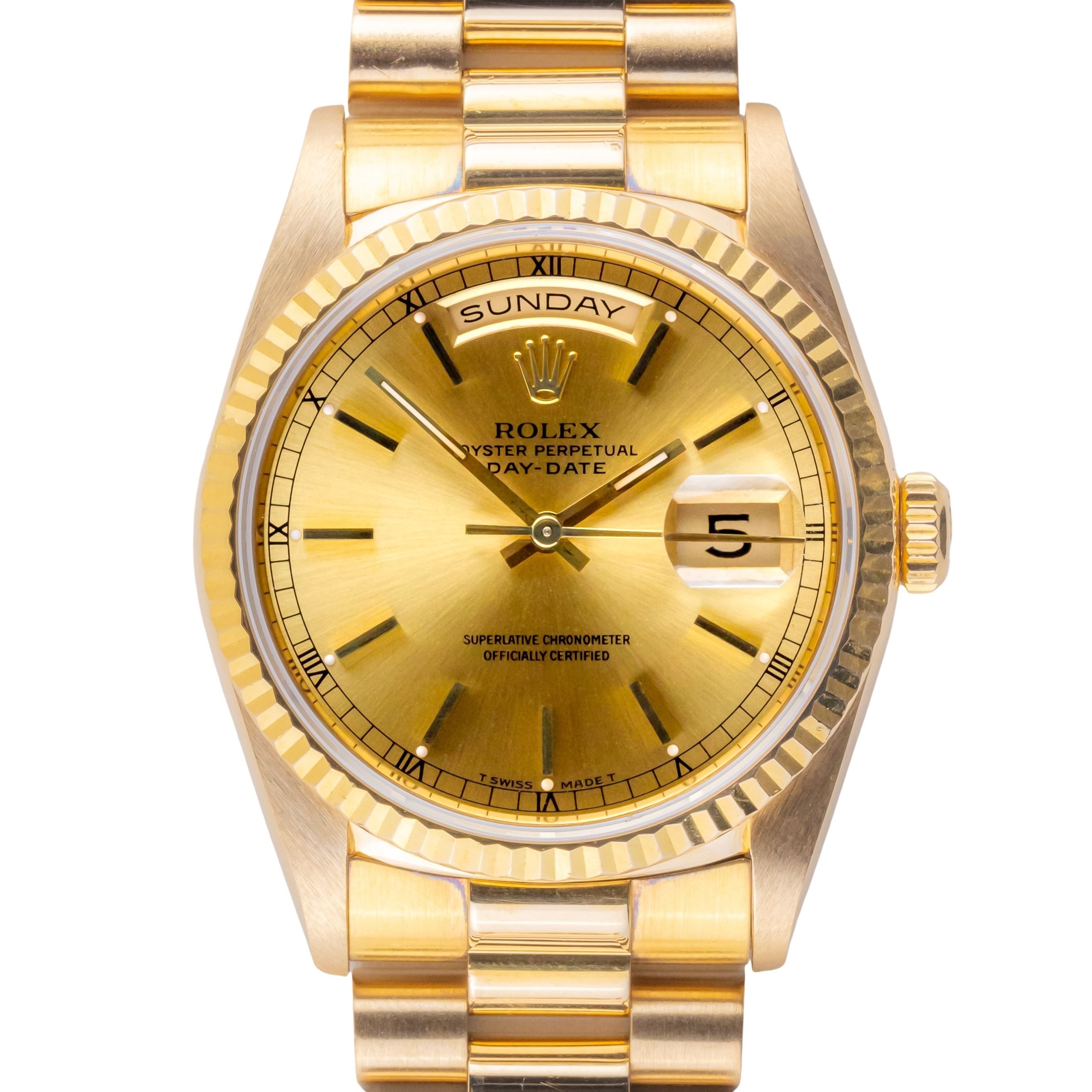 Rolex Day-Date Champagne 18238 1990 (Vollständiger Satz) 3 Rolex Day-Date Champagne 18238 1990 (Vollständiger Satz) – Bild 3