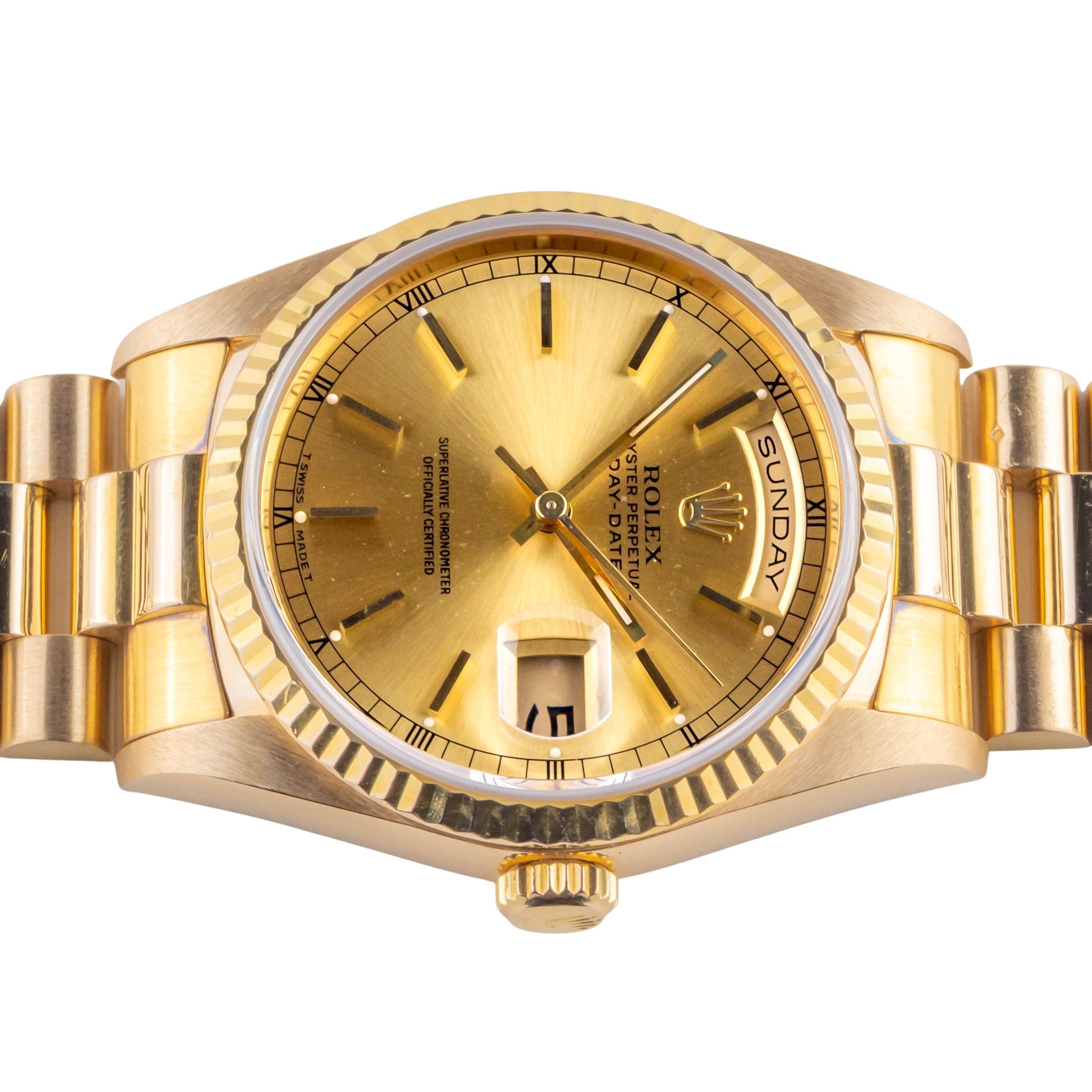 Rolex Day-Date Champagne 18238 1990 (Vollständiger Satz) 6 Rolex Day-Date Champagne 18238 1990 (Vollständiger Satz) – Bild 6