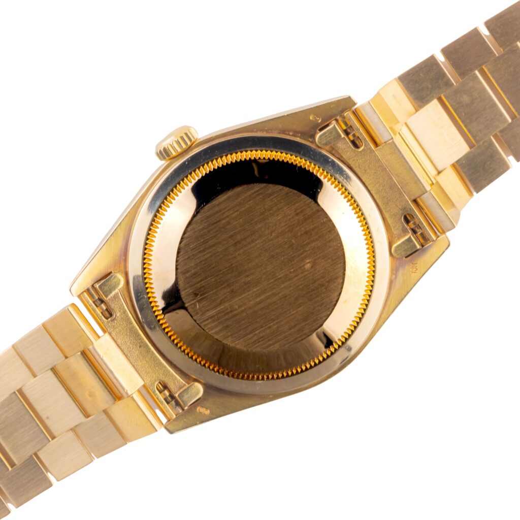 Rolex Day-Date Champagne 18238 1990 (Vollständiger Satz) 10 2E0B3174 1CG 3M Langedyk Vintage Watches