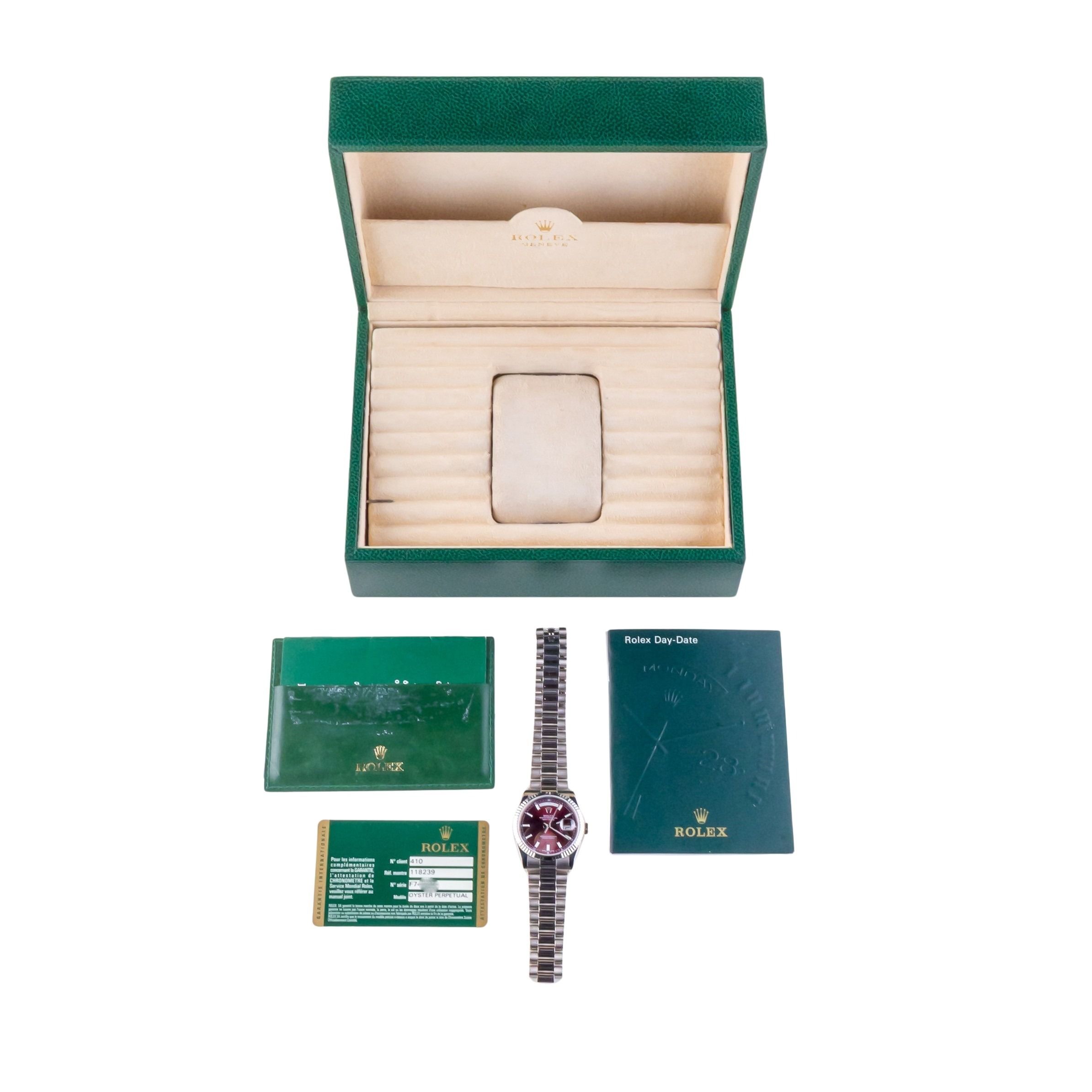 Rolex Day-Date Cherry 118239 2005 (Full Set) 7 rolex-day-date-118239-9