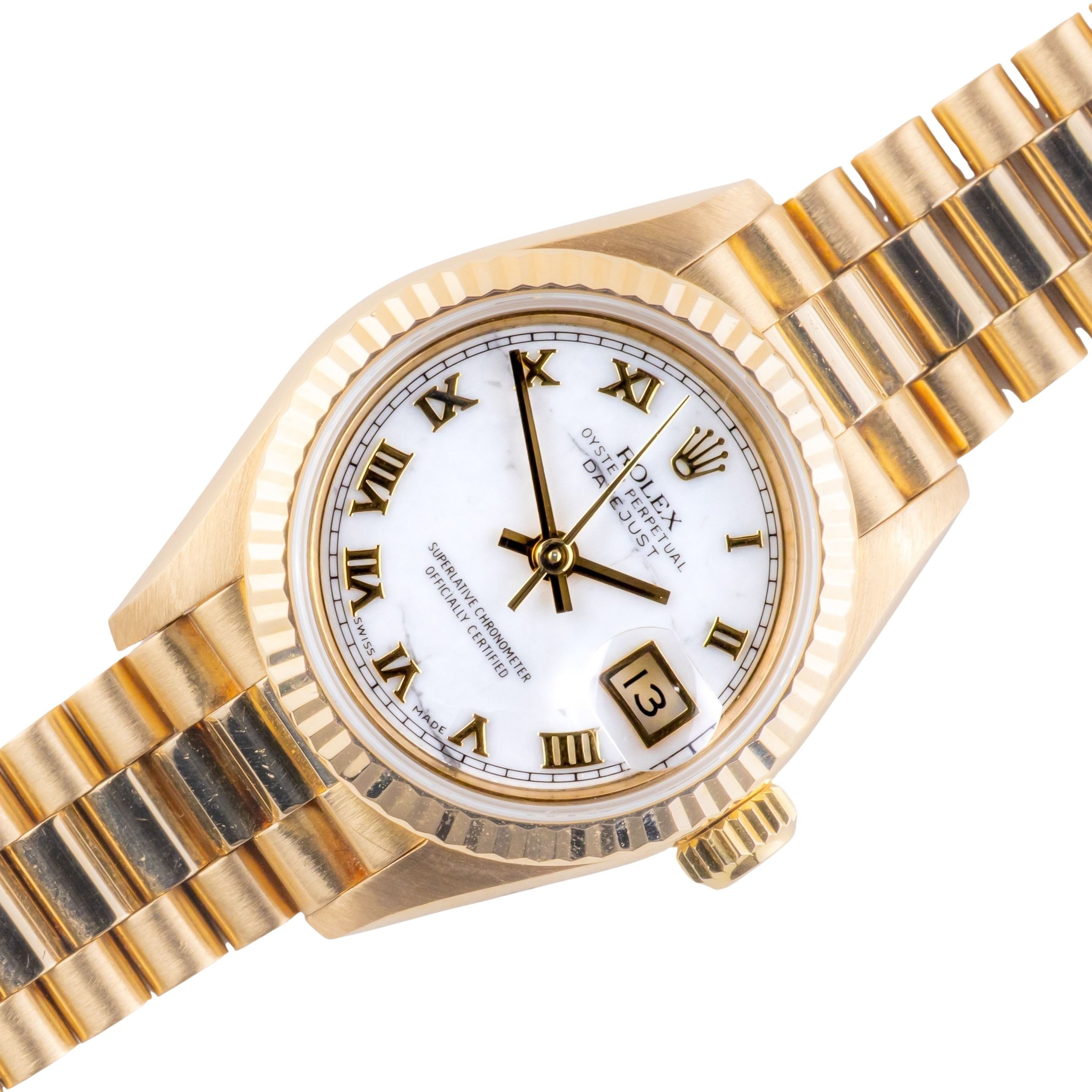 Rolex Lady-Datejust Howlite 69178 1990 (Volledige Set) 1 Rolex Lady-Datejust Howlite 69178 1990 (Volledige Set)