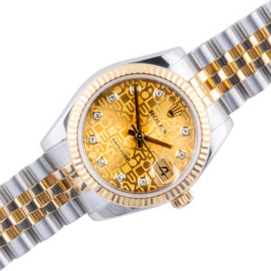 Rolex Lady-Datejust Champagne Diamond 178273 2007 (Vollständiger Satz)