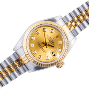 Rolex Lady-Datejust Champagne Diamond 69173 1991