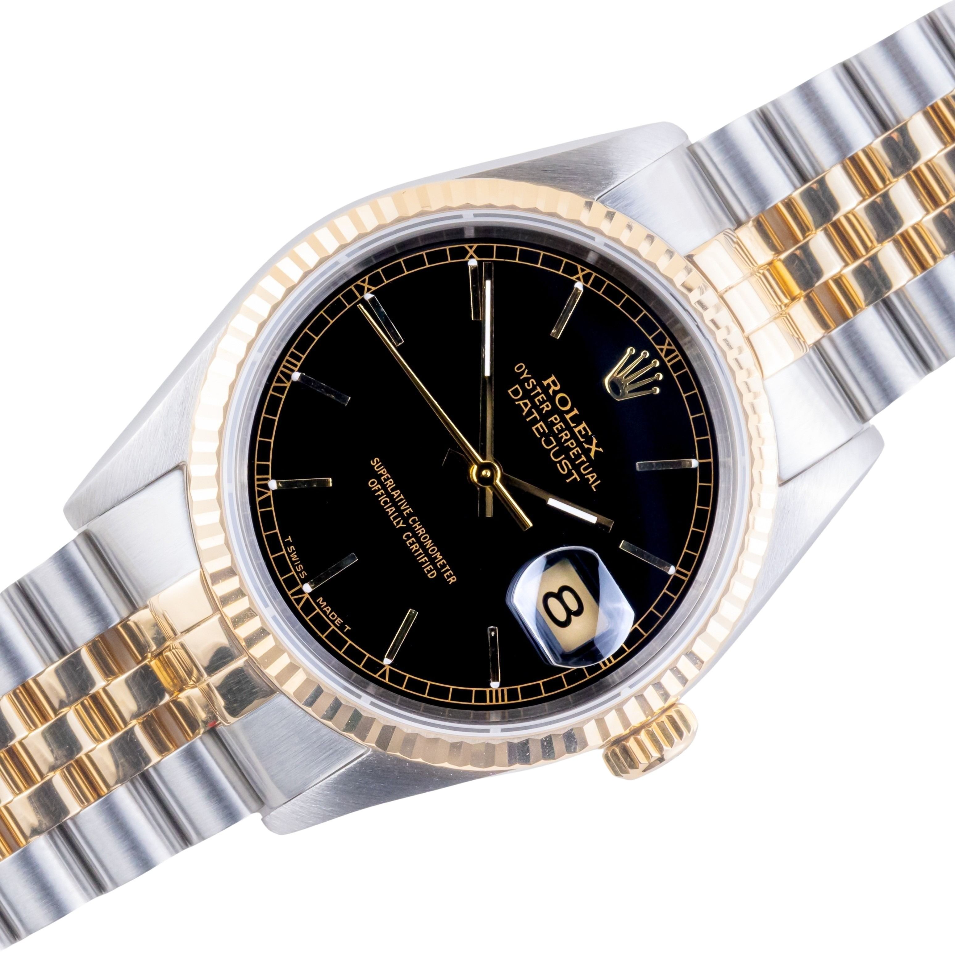 Rolex Oyster Perpetual Datejust Black 16233 1998 (Full Set) 1 hubspot image 94883 1763458615.jpg
