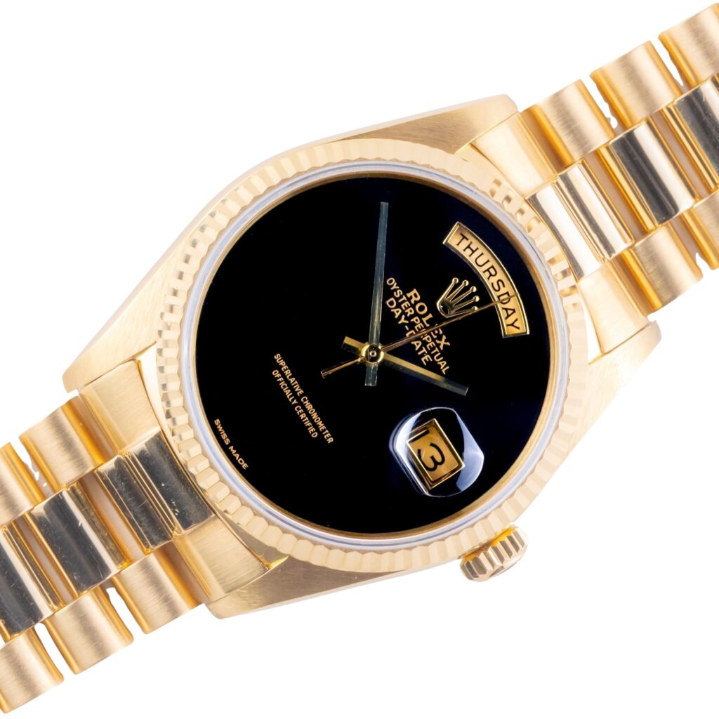 Rolex Day-Date Onyx 18038 1987