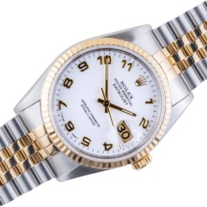 Rolex Oyster Perpetual Datejust White Arabic 16233 1993 (Volledige Set)