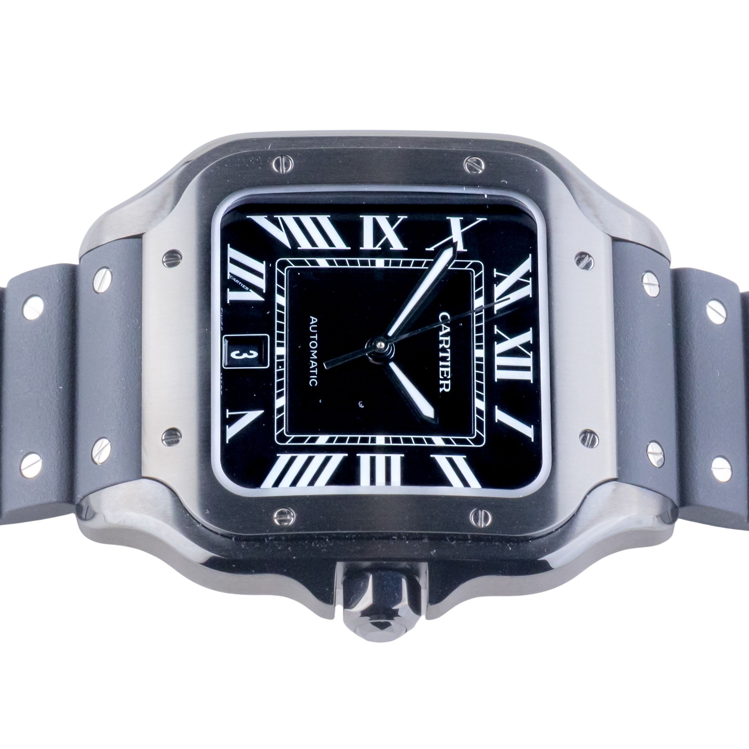 NEW Cartier Santos Black WSSA0039 2025 (Full Set) 5 cartier-santos-wssa0039-2
