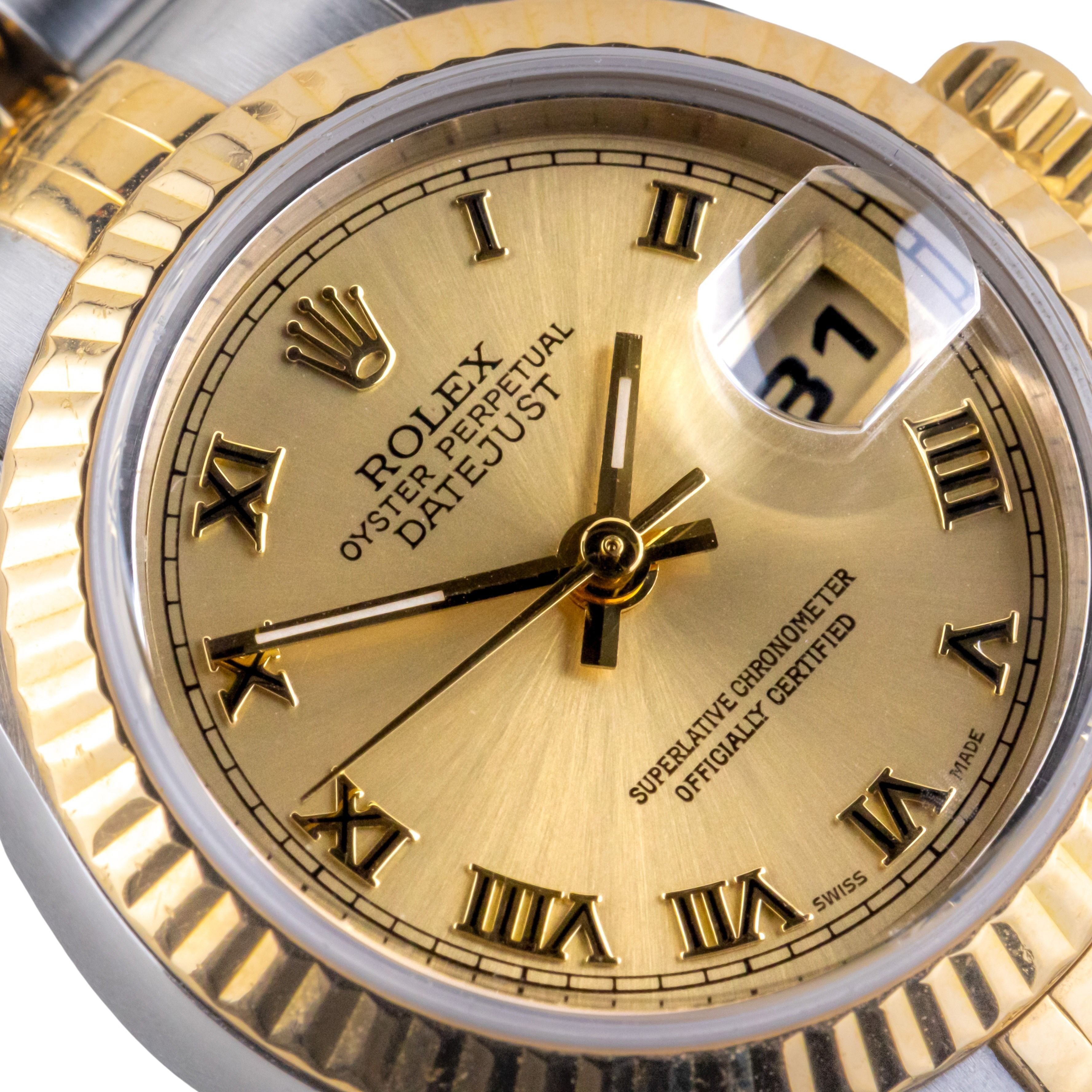 Rolex Lady-Datejust Champagne Roman 79173 2000 (Full Set) 2 2E0B3328 1CG 3M