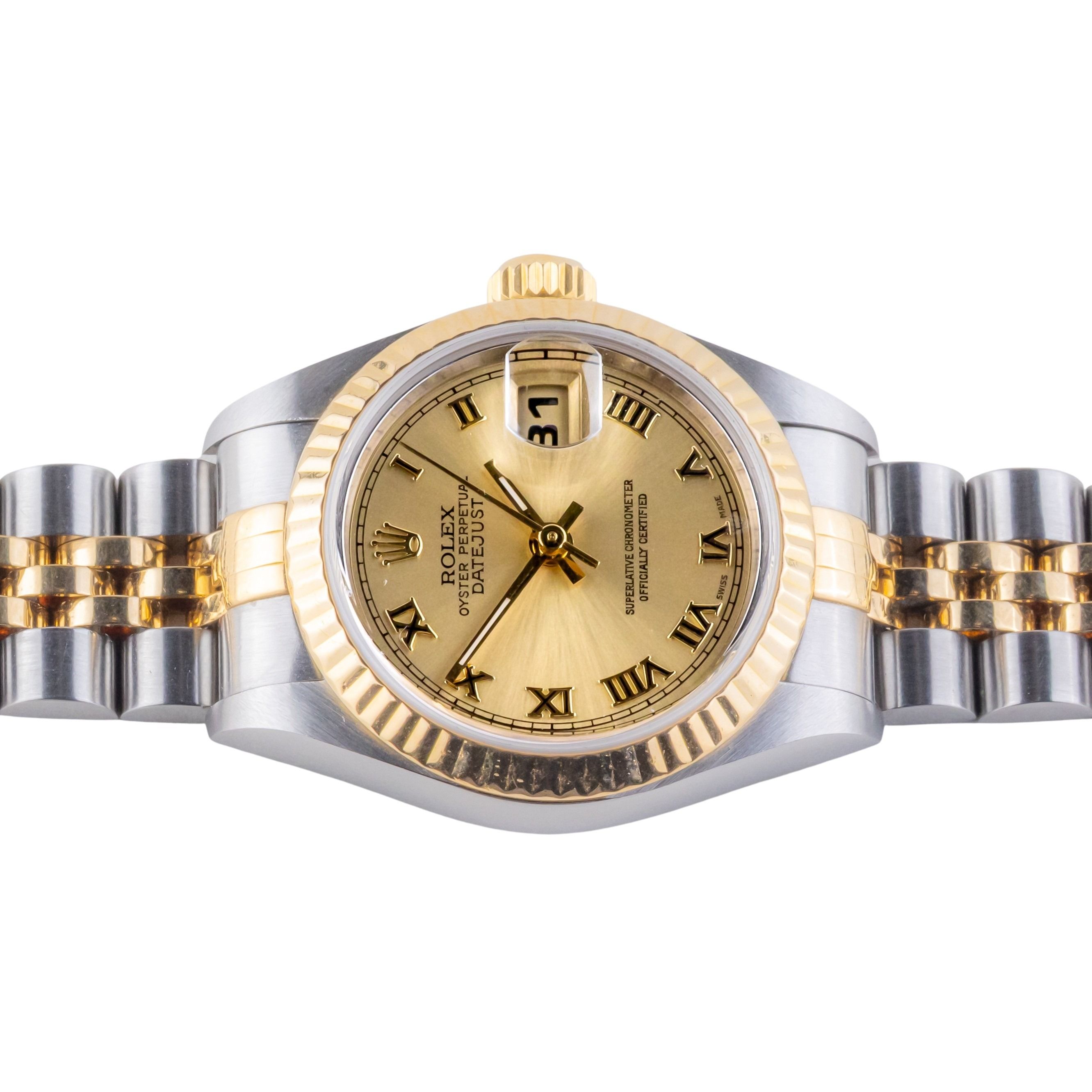 Rolex Lady-Datejust Champagne Roman 79173 2000 (Full Set) 5 2E0B3334 1CG 3M