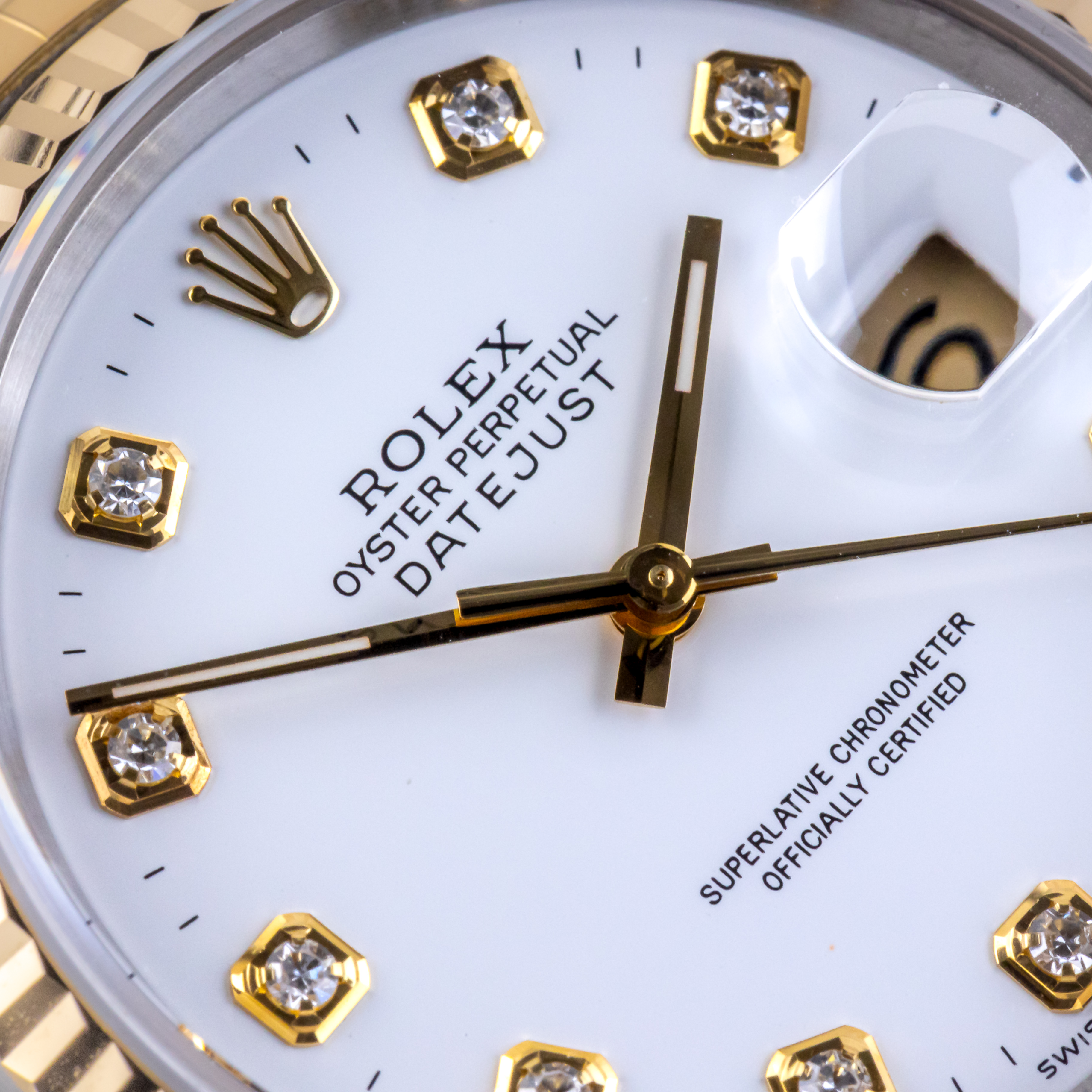 Rolex Oyster Perpetual Datejust White Diamond 16233 1994 (Full Set) 2 2E0B3358 1CG 3M