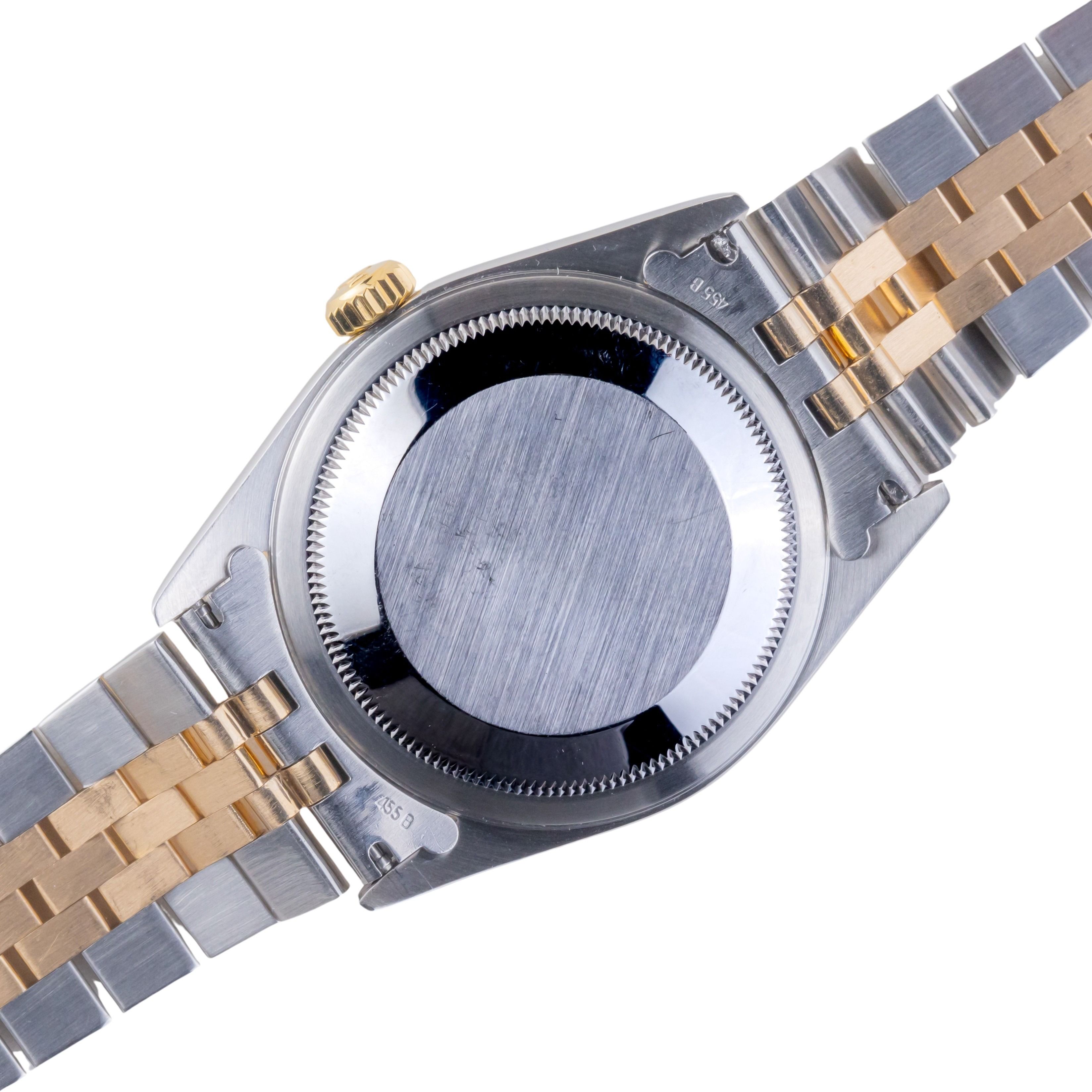 Rolex Oyster Perpetual Datejust Champagne Jubilee Diamond 16233 1997 (Full Set) 4 2E0B3395 1CG 3M