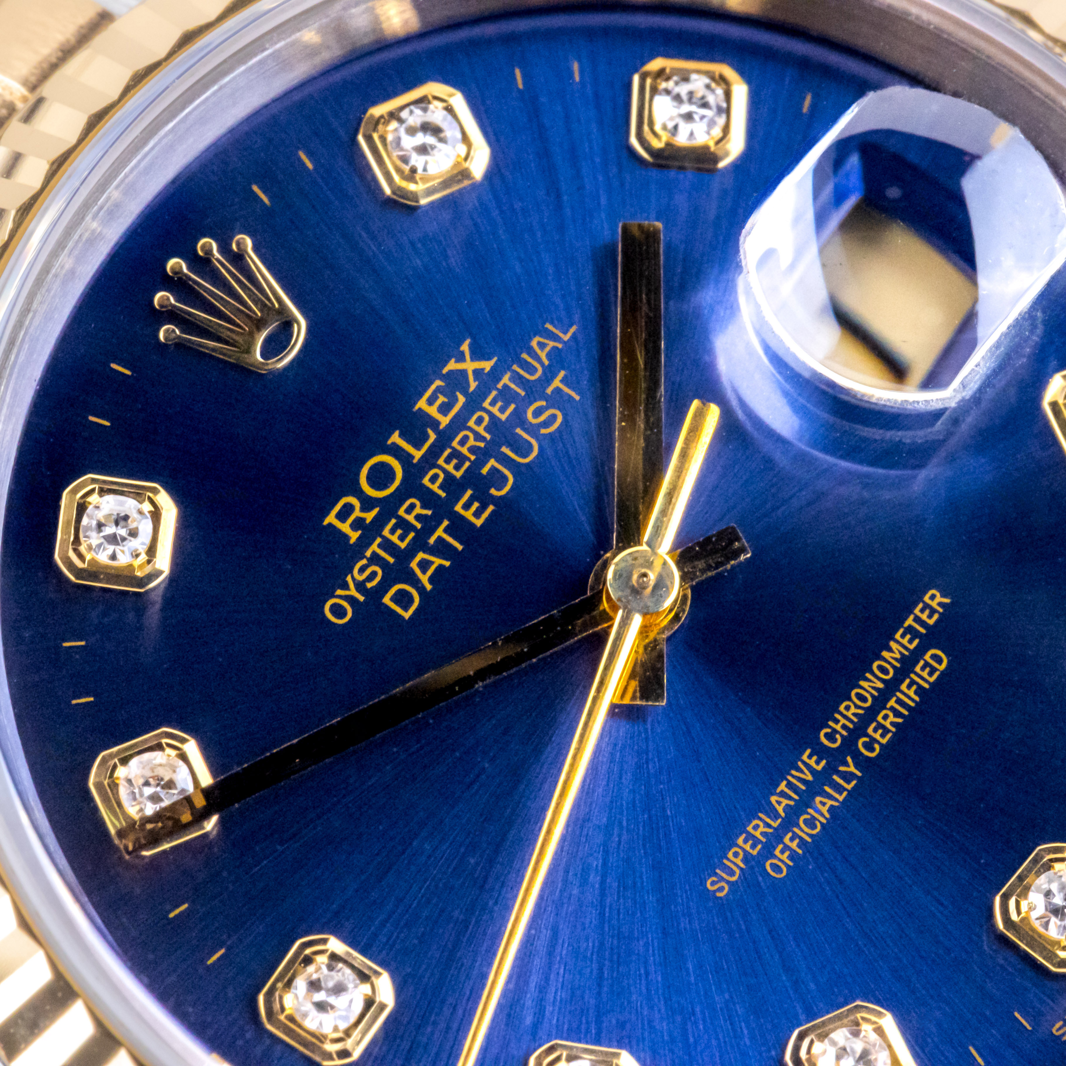 Rolex Oyster Perpetual Datejust Blue Diamond 16233 1996 (Full Set) 2 2E0B3401 1CG 3M