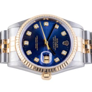 Rolex Oyster Perpetual Datejust Blue Diamond 16233 1996 (Full Set) 13 2E0B3406 1CG 3M