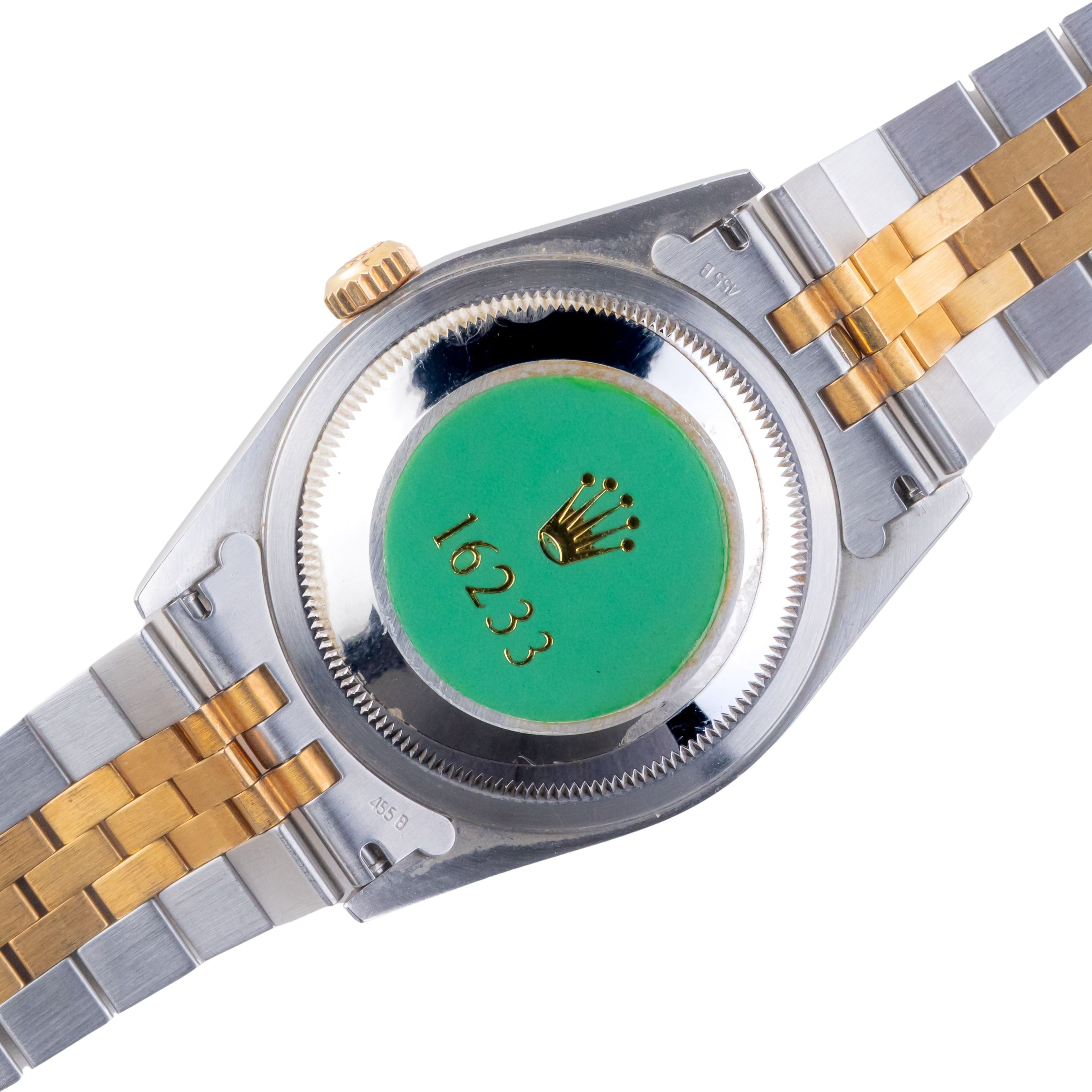 Rolex Oyster Perpetual Datejust Champagne 16233 1998 4 rolex-datejust-16233-177