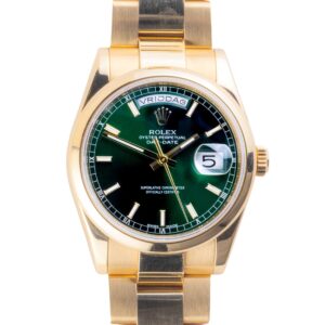 Rolex Day-Date Green 118208 2000 10 2E0B3458 1CG 3M
