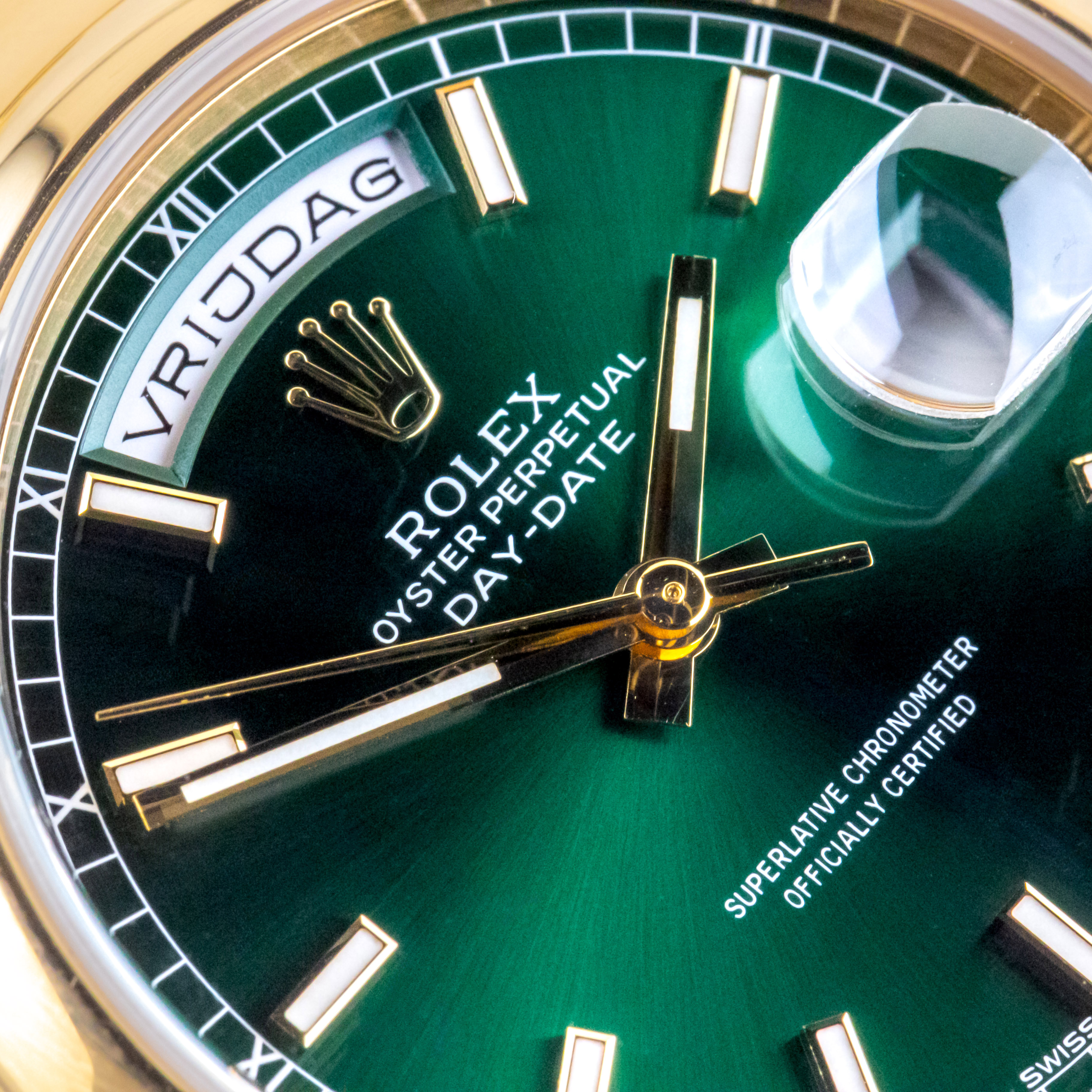Rolex Day-Date Green 118208 2000 2 2E0B3460 1CG 3M