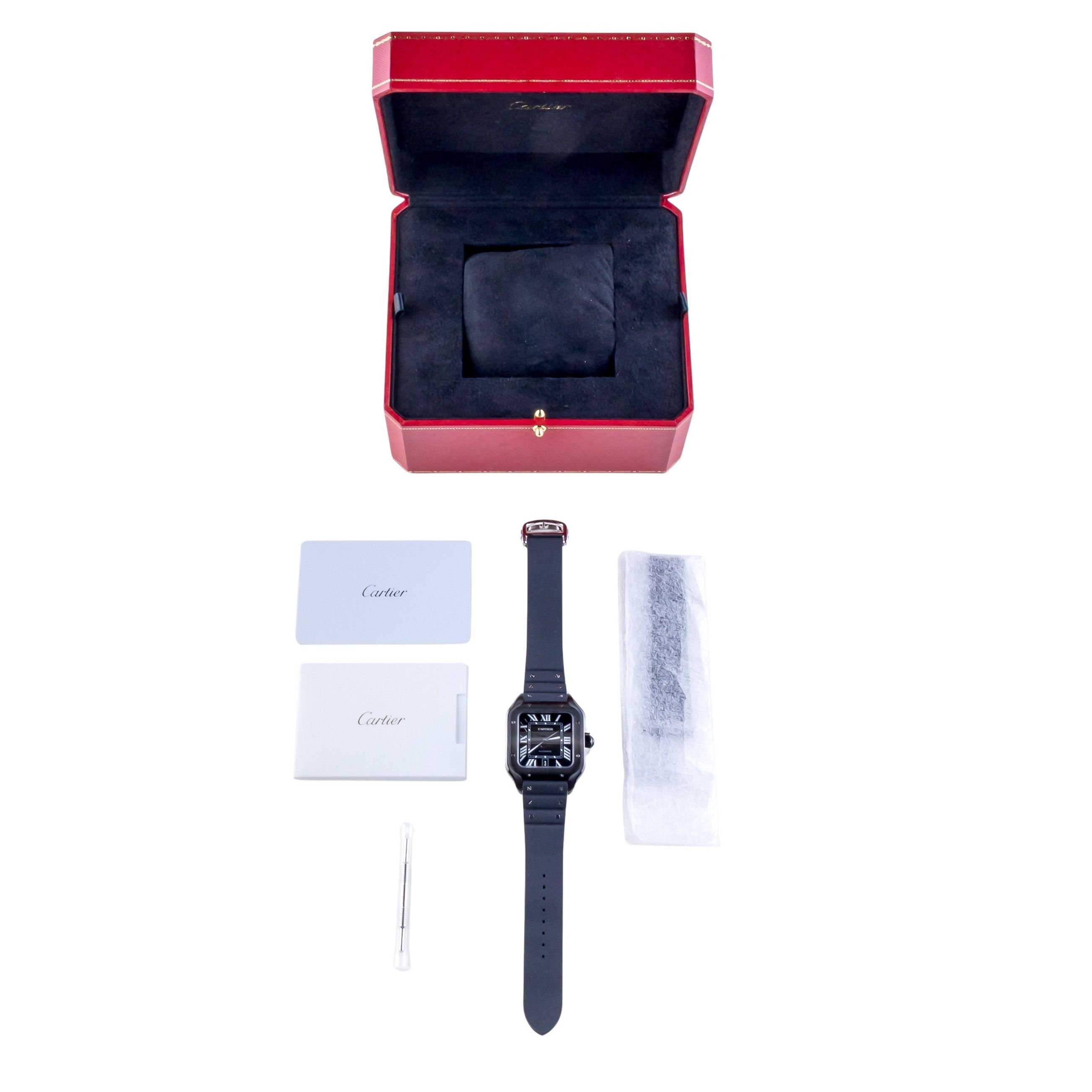 NEW Cartier Santos Black WSSA0039 2025 (Full Set) 8 cartier-santos-wssa0039-2