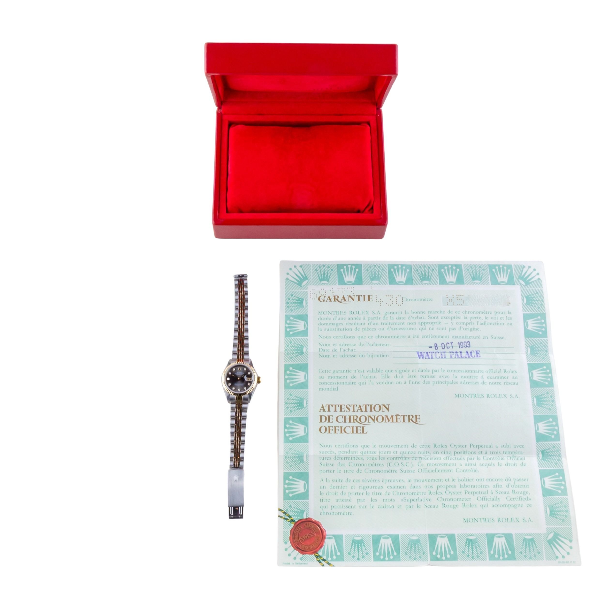 Rolex Lady-Datejust Grey Diamond 69173 1991 (Full Set) 8 2E0B3477 1CG 3M