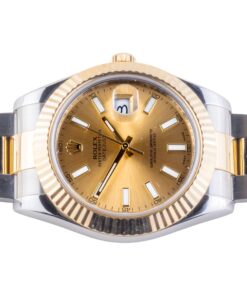 Rolex Datejust II 41 Champagne 116333 2010 (Vollständiger Satz) 12 2E0B3643 1CG 3M Langedyk Vintage Watches