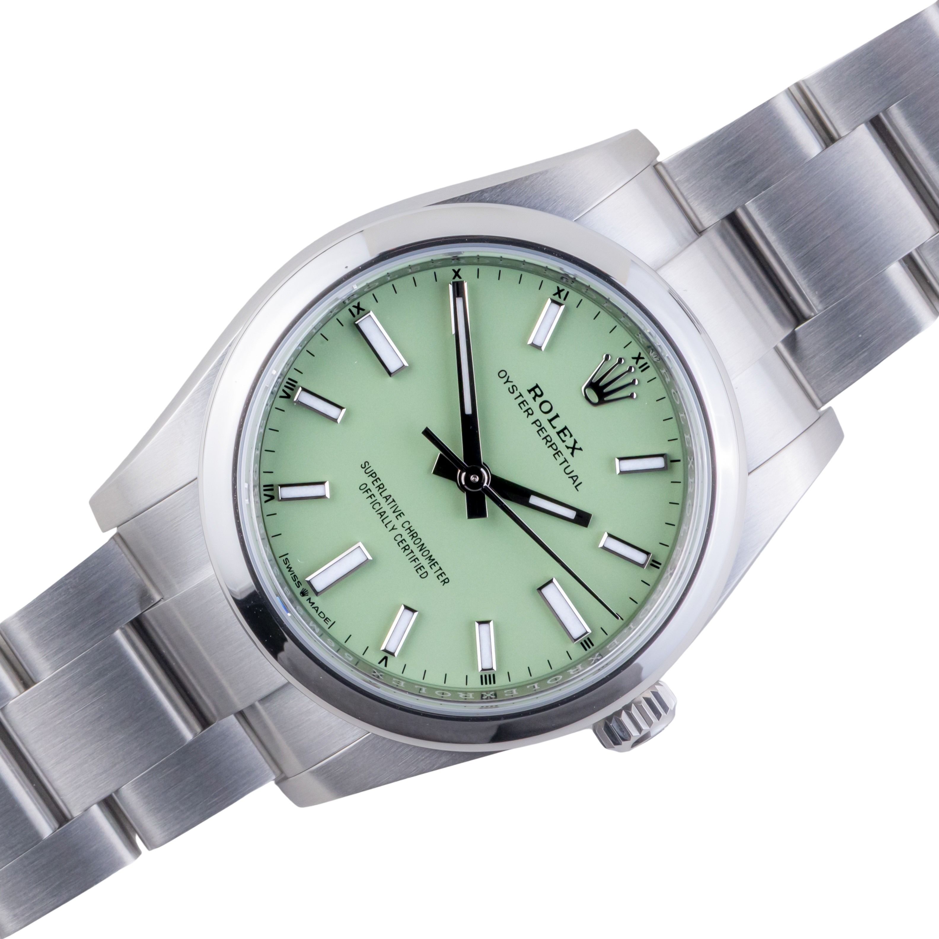 NEW Rolex Oyster Perpetual Pistachio 124200 2025 (Full Set) 1 rolex-oyster-perpetual-pistachio-124200