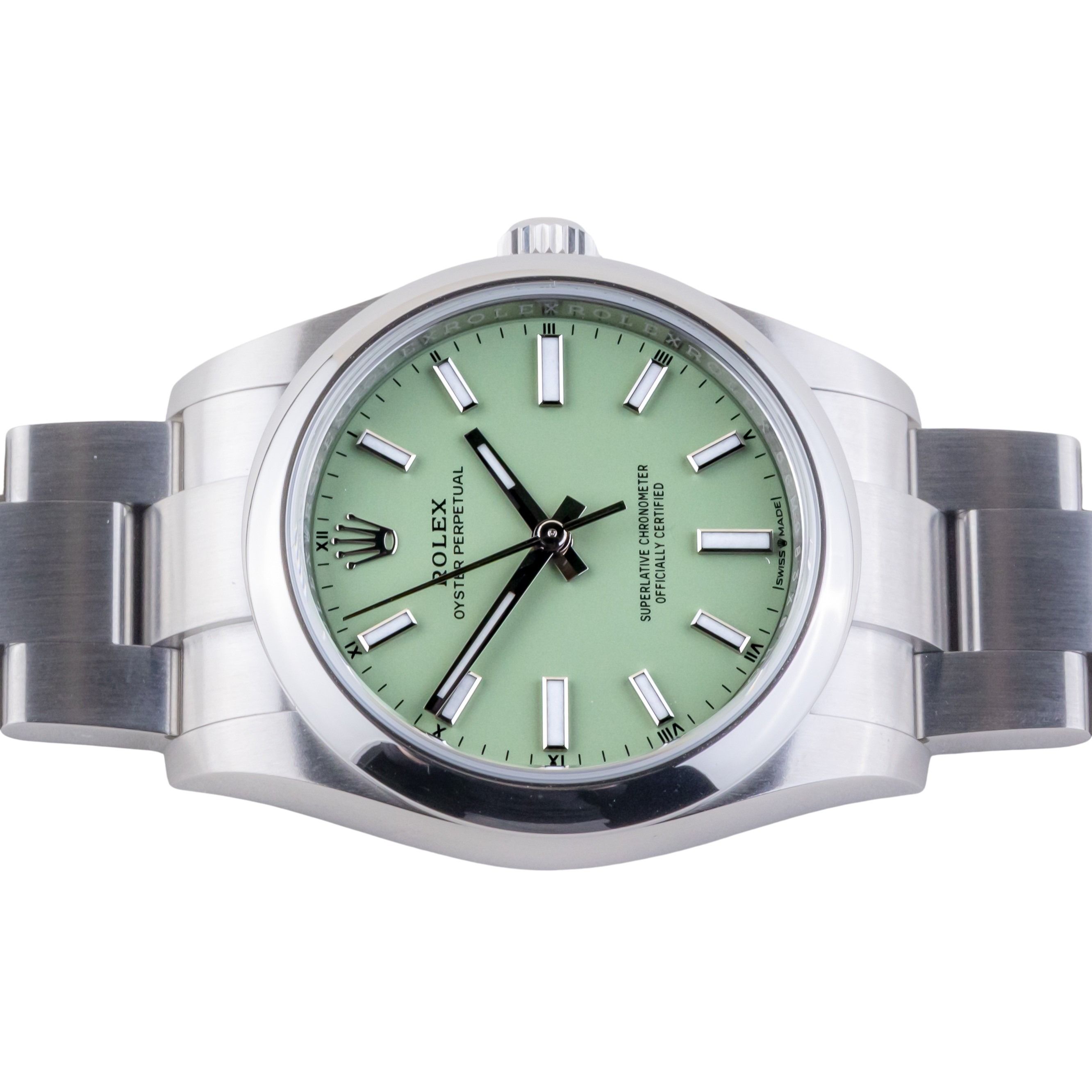 NEW Rolex Oyster Perpetual Pistachio 124200 2025 (Full Set) 6 rolex-oyster-perpetual-pistachio-124200