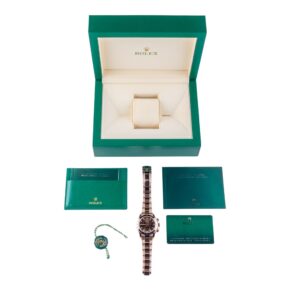 Rolex Daytona Chocolate 116505 2022 (Vollständiger Satz) 15 2E0B3887 1CG 3M Langedyk Vintage Watches