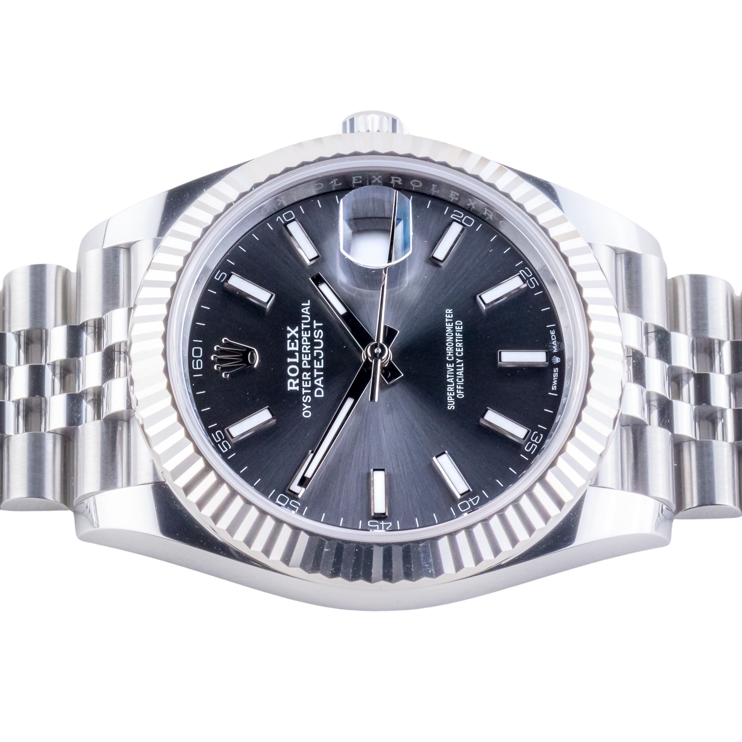 NEW Rolex Datejust 41 Rhodium 126334 2025 (Volledige Set) 5 NEW Rolex Datejust 41 Rhodium 126334 2025 (Volledige Set) - Afbeelding 5