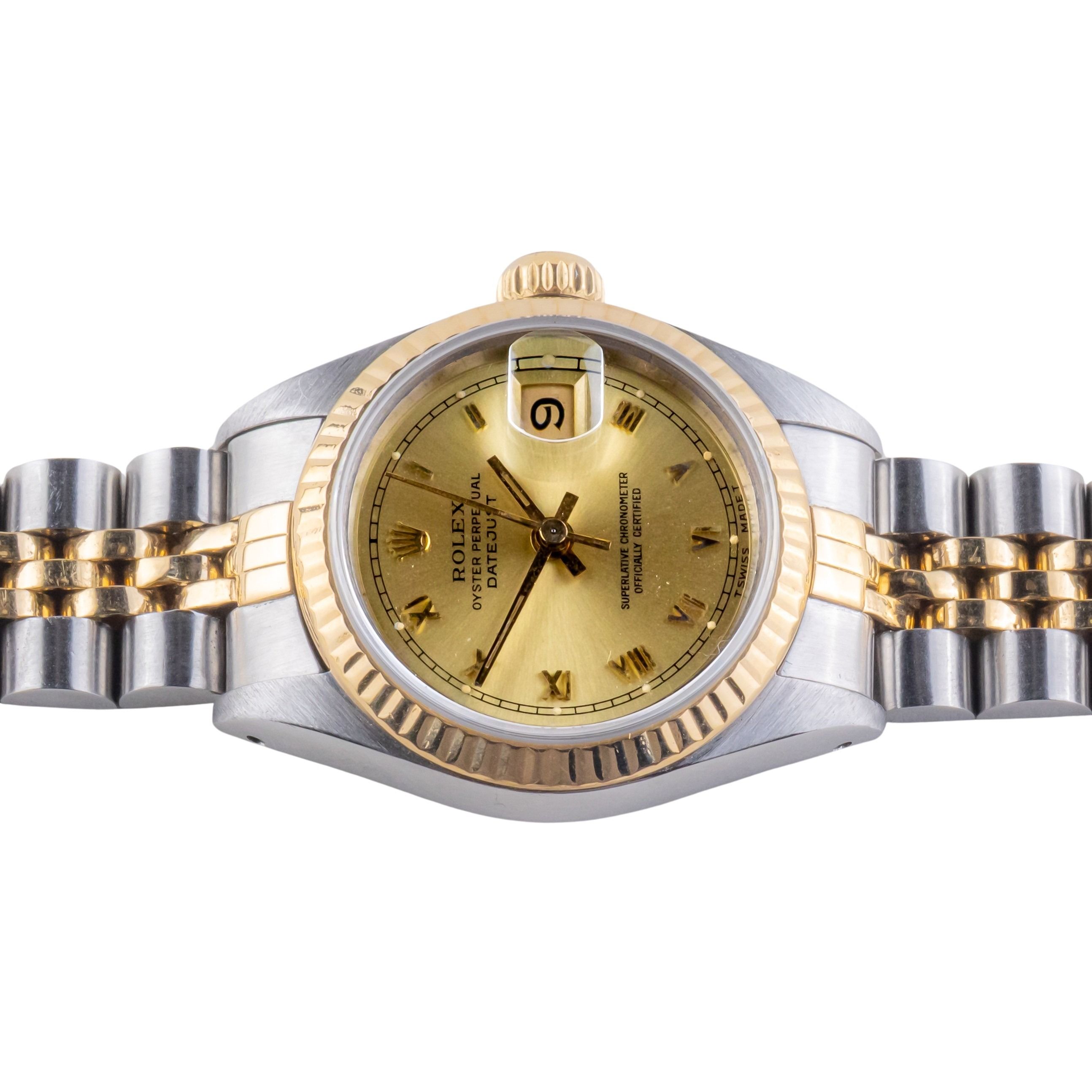 Rolex Lady-Datejust Champagne Roman 69173 1993 (Volledige Set) 5 Rolex Lady-Datejust Champagne Roman 69173 1993 (Volledige Set) - Afbeelding 5