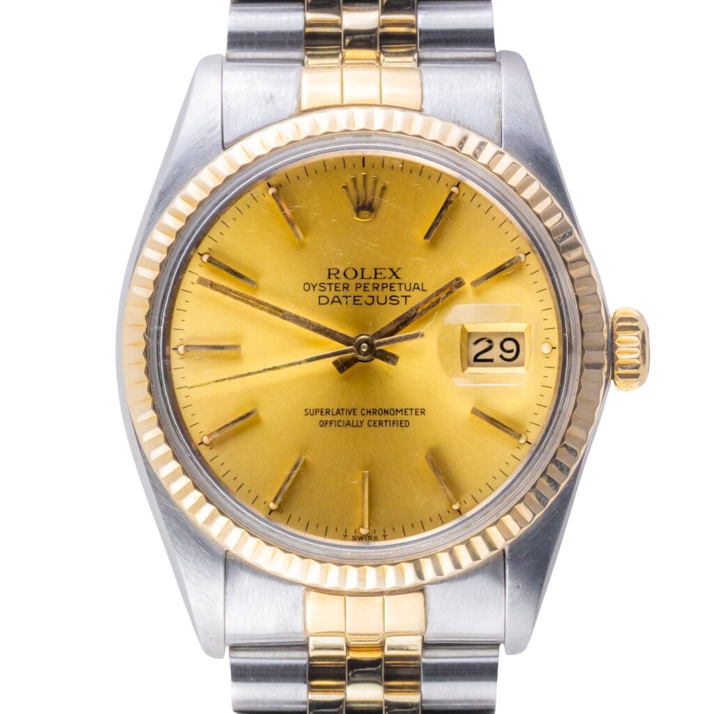 Rolex Oyster Perpetual Datejust Mid-Size Champagne 68273 1991 9 2E0B4305 1CG 3M Langedyk Vintage Watches