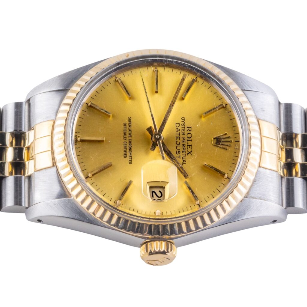 Rolex Oyster Perpetual Datejust Mid-Size Champagne 68273 1991 12 2E0B4312 1CG 3M Langedyk Vintage Watches