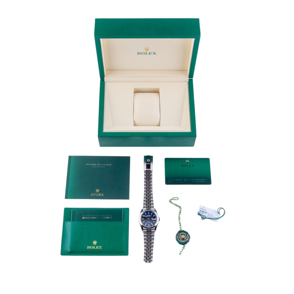 NEW Rolex Datejust Blue 126200 2025 (Full Set) 15 2E0B4342 1CG 3M Langedyk Vintage Watches