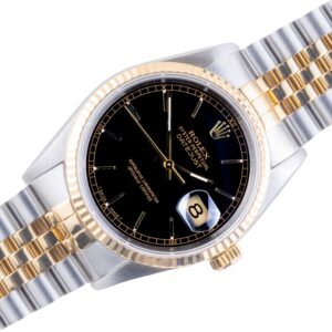 Rolex Oyster Perpetual Datejust Black 16233 1998 (Volledige Set)