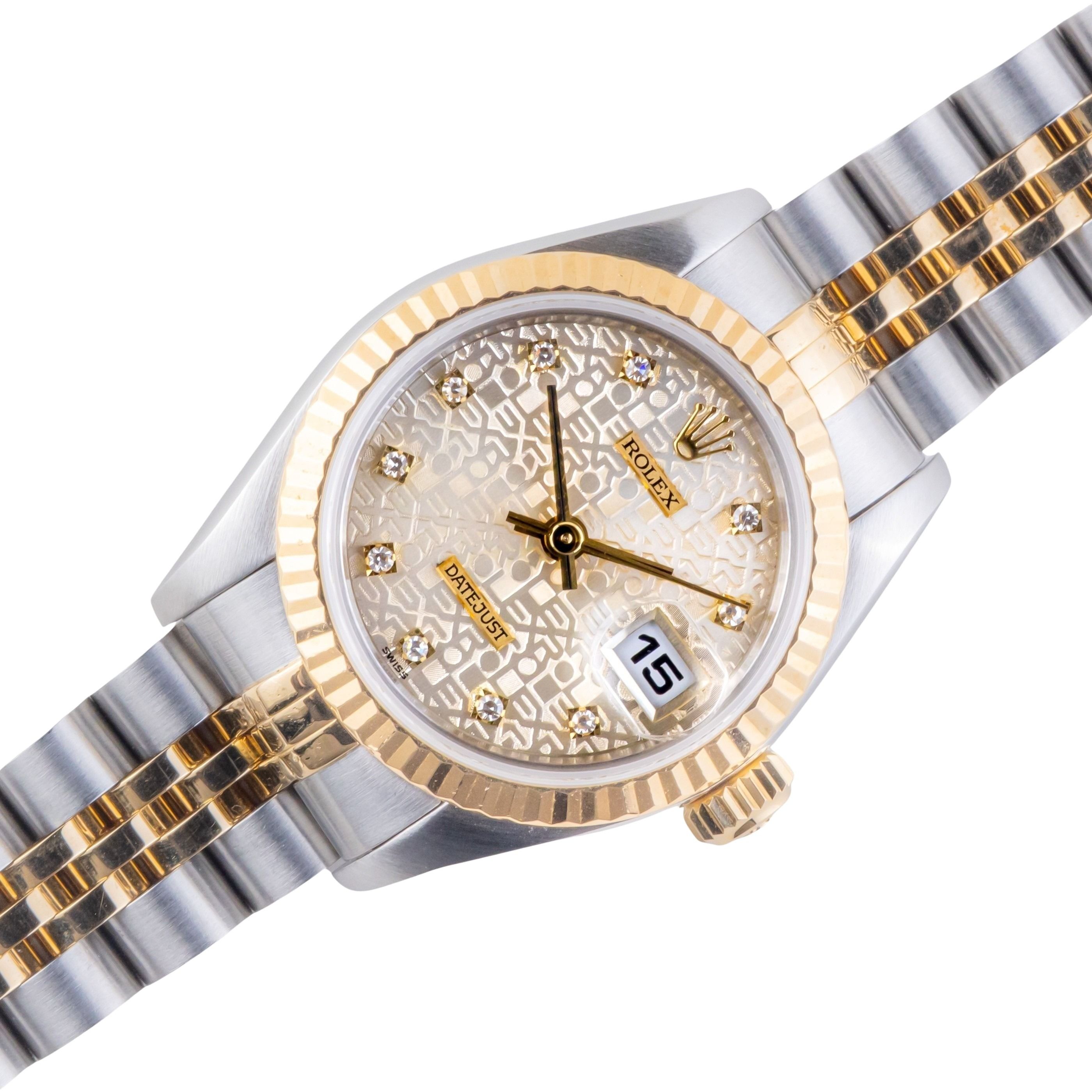 Rolex Lady-Datejust Silver Logo Diamond 69173 1993 (Vollständiger Satz) 1 hubspot image 96423 1764932890.jpg