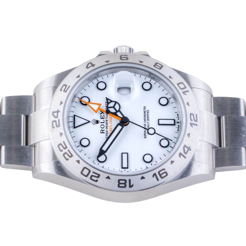 NEW Rolex Oyster Perpetual Explorer II White 226570 2025 (Vollständiger Satz) 12 2E0B4518 1CG 3M Langedyk Vintage Watches