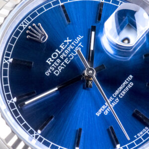 Alternative view of Rolex Oyster Perpetual Datejust Blue 16234 1990 (Volledige Set)