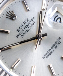 Alternative view of Rolex Oyster Perpetual Datejust Silver 16234 1991 (Vollständiger Satz)
