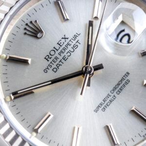 Alternative view of Rolex Oyster Perpetual Datejust Silver 16234 1991 (Full Set)