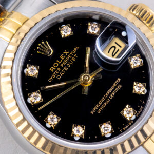Alternative view of NEW Rolex Lady-Datejust Grey Diamond 69173 1988 (Vollständiger Satz)