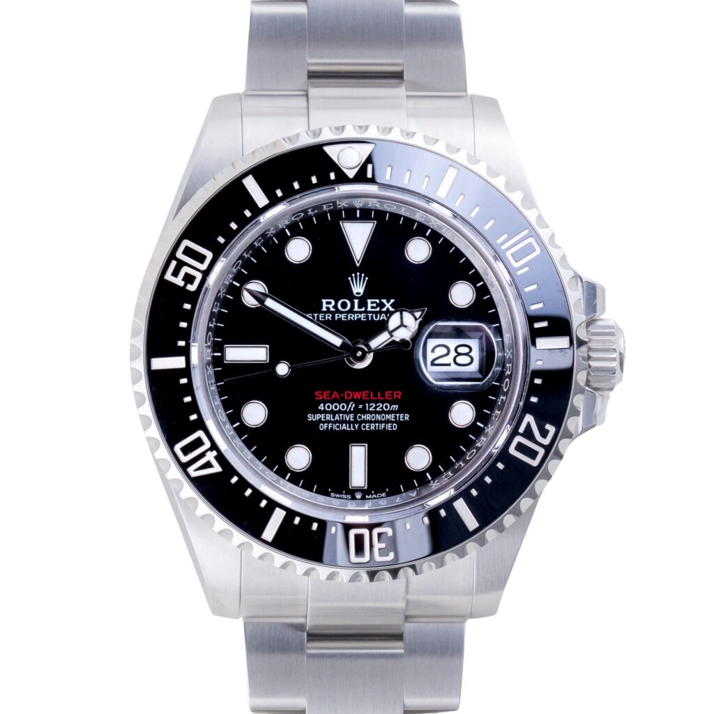 Rolex Sea-Dweller Black "Red Line" 126600 2025 (Vollständiger Satz) 10 2E0B4597 1CG 3M Langedyk Vintage Watches