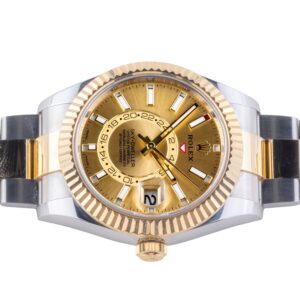 Rolex Sky-Dweller Champagne 326933 2022 (Vollständiger Satz) 13 2E0B4668 1CG 3M Langedyk Vintage Watches