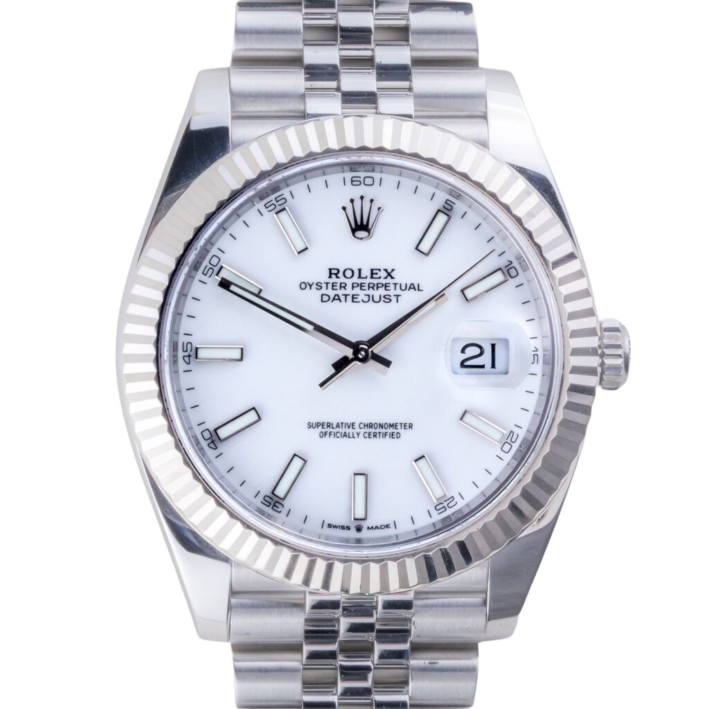 Rolex Datejust 41 White 126334 2023 (Full Set) 10 2E0B4673 1CG 3M
