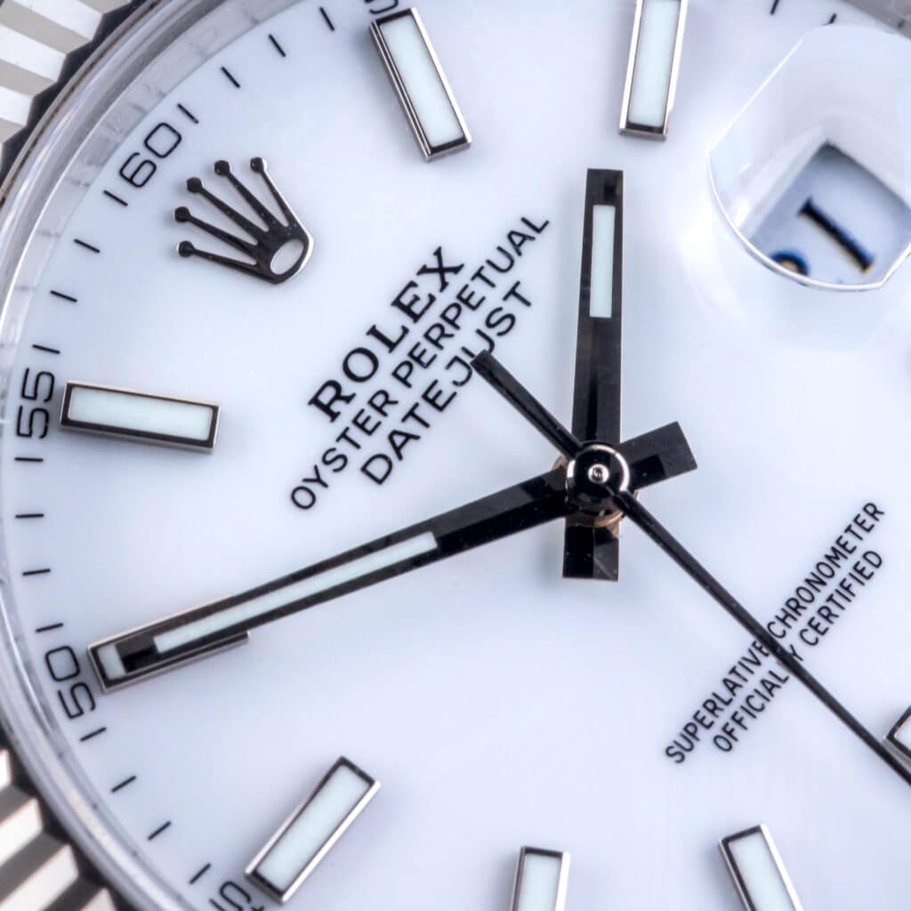 Alternative view of Rolex Datejust 41 White 126334 2023 (Volledige Set)