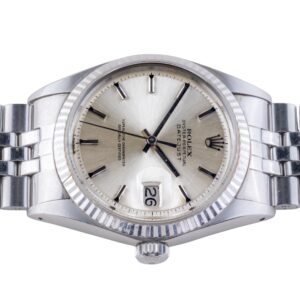 Rolex Oyster Perpetual Datejust Silver 1601 1970 12 2E0B4742 1CG 3M Langedyk Vintage Watches
